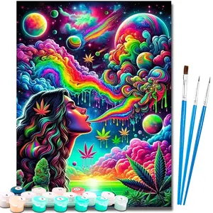 Paint by Numbers Kit for Adults Beginner,Easy Adult Paint by Number Kits on Canvas DIY Painting for Surprise Gift Home Wall Decor 16x20 Inch