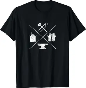 100% Cotton Blacksmithy Tools Blacksmithing Forging Blacksmith T-Shirt
