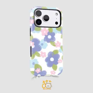 Flower Small Floral Phone Case, Eco-Friendly Anti-Slip Shockproof, Fashionable Unisex, Fits iPhone 17-11 Pro Max Plus