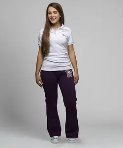 Bulldog Crown Jewel Heritage Sweatpants - Soft Women's Fitted Bottoms with Adjustable Fit & Embroidered Logo Detail in Cotton & Polyester Blend for All Seasons Casual Wear