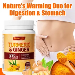 Turmeric Curcumin Supplements 1390mg 120 Capsules with Bioavailability Boosting Piper Nigrum (Black Pepper) -95% Curcuminoids-Antioxidant,Joint & Digestive Health, Natural Turmeric,Stiff to Strong,Flexibility & Mobility