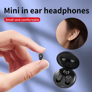Wireless Sleep Earphones, Bluetooth Gaming Earphones, High Definition Sound Quality, Wireless 5.4, Touch Control, Compact and Portable, Comfortable to Wear Invisible, LED Digital Display, Suitable for Sleep,Exercise,and Work Bluetooth Earphones in earbuds