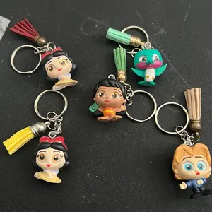 Doorable Keychains with Colored Tassels 2 - Adorable Character Designs for Kids & Adults - Perfect for Bags & Keys
