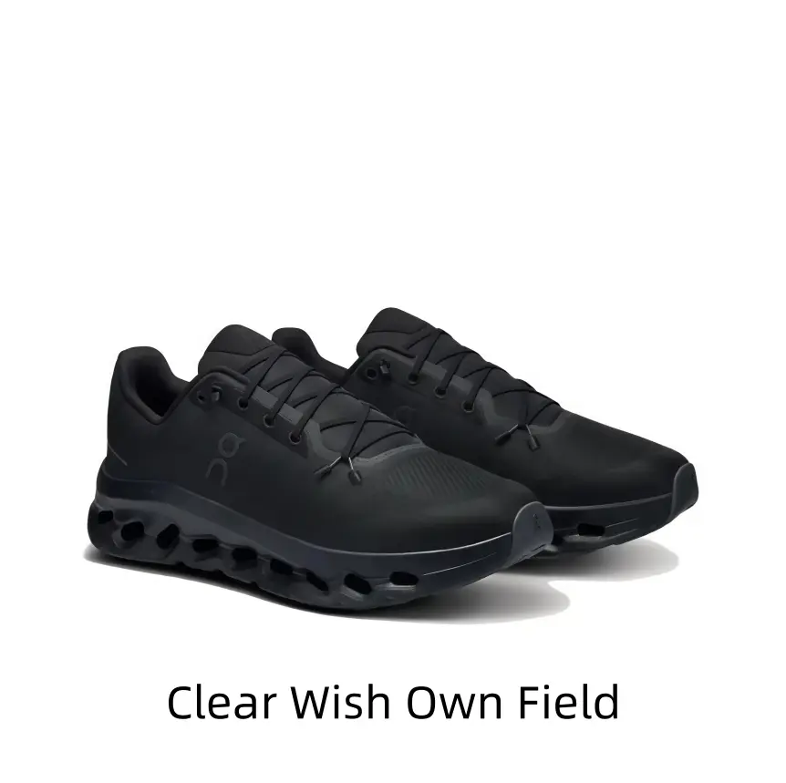 All-Terrain Athletic Shoes in Neutral Black Hue with Responsive Midsole & Airflow Design for Road, Trail, and Treadmill – Great for Runners, Walkers, and Fitness Enthusiasts