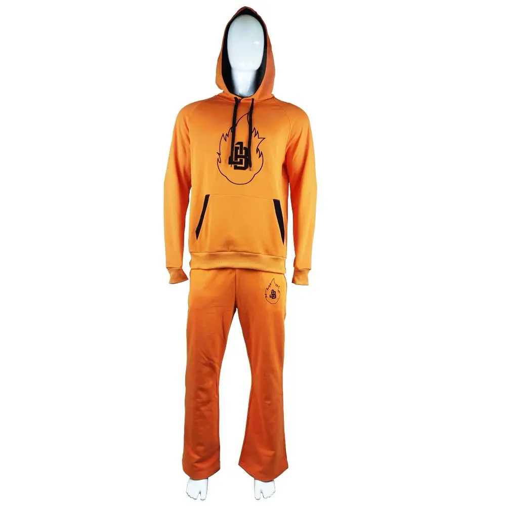 Stylish Unisex Orange Tracksuit with Black JB logo