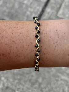 September Sapphire Birthstone Bracelet | Handmade Wire Wrapped Jewelry | Trendy Jewelry