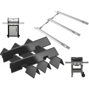 Spirit Grill  for Weber GS4 Spirit II/I 300 SER S310 E310 S320 S330 Weber Rebuild Kit Spirit 2 69898 69787 67025 Burners & Webber Part 7636 3400302 67046 69797 68843 Flavorizer Bars Replacement