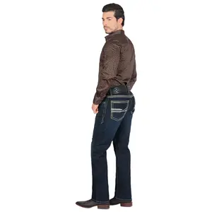 LAMASINI Cowboy Heavy Denim Jeans LM9053 For Men