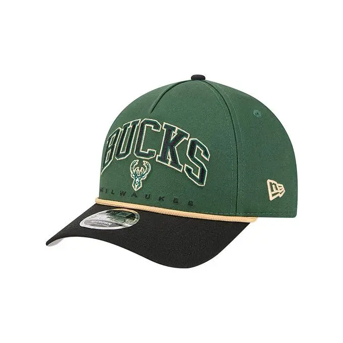 New Era 9Forty Arch M-Crown Milwaukee Bucks Snapback Hat