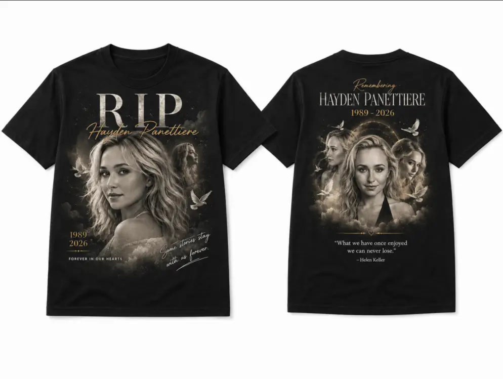 Comfort Color Hayden Panettiere 1989 - 2026 T-Shirt, Heavy Cotton Graphic  Tee Music, Retro 90 S Styled Shirt,  Commemorate Angle  Aesthetic Throwback Classic Celebrity Tee