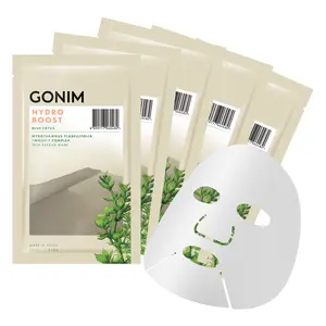 GONIM 48H Long-Lasting Moisturizing Mask Deep Hydrating Resurrection Grass Skin Barrier Repair 7X Hyaluronic Acid Facial Mask 5/15PCS