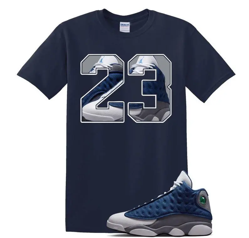 13 Flint Matching T Shirt, Number 23 Graphic Shirt, 90s Hip Hop Tee, Gift For Women and Man, Unisex T-Shirt, Sneaker Head Gift