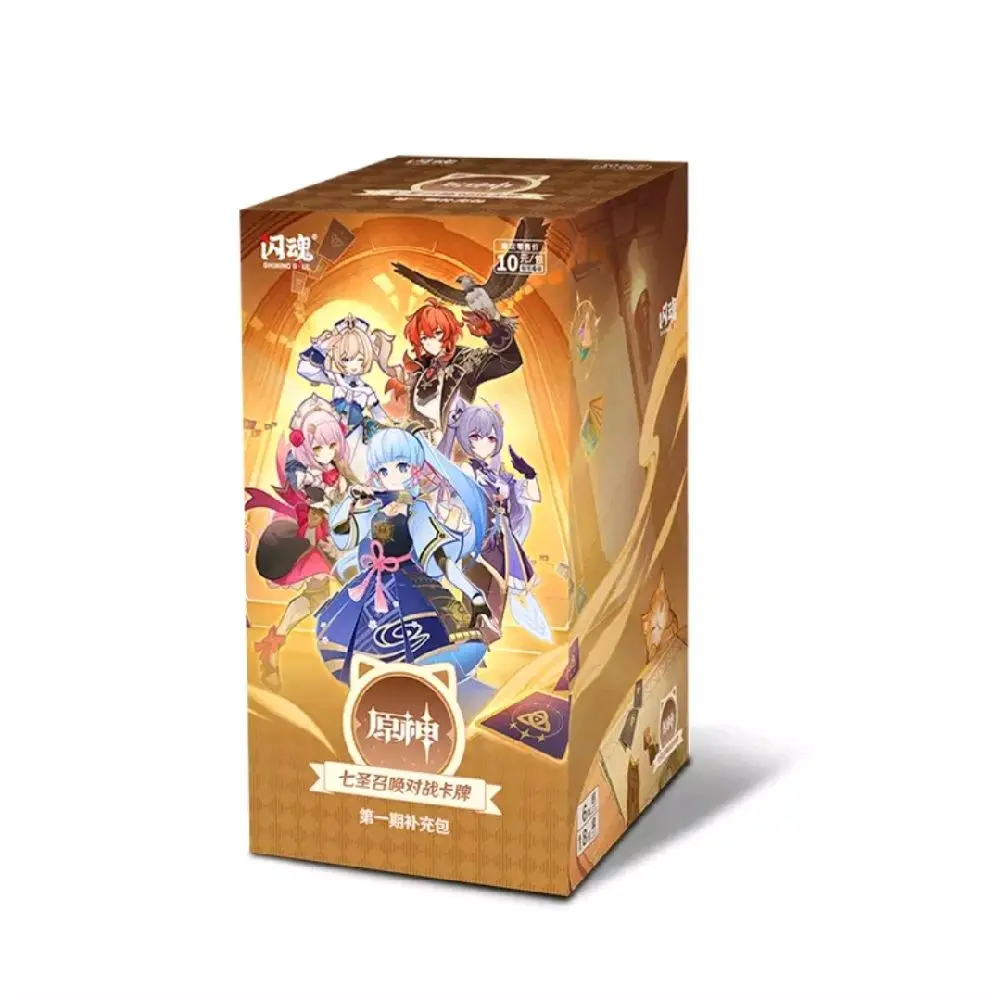 genshin booster box Genshin Impact Genius Invokation TCG Booster Pack Vol.1 Blind Box   BilaBila Anime Store