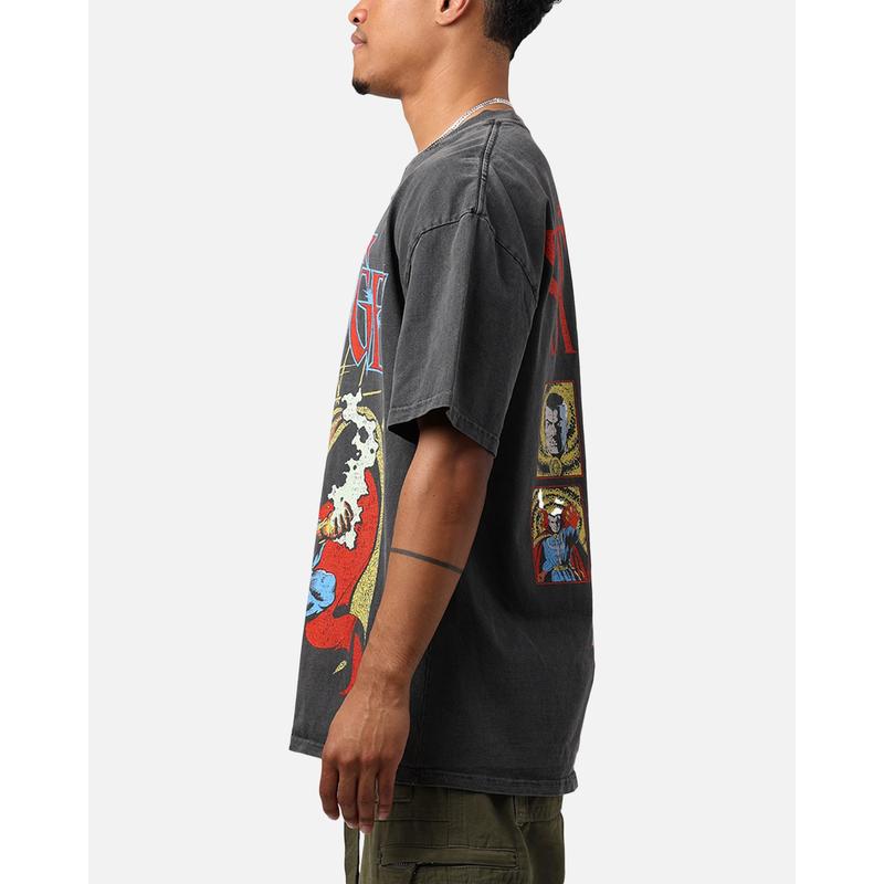 Marvel Doctor Strange Heavyweight Vintage T-Shirt Black Wash