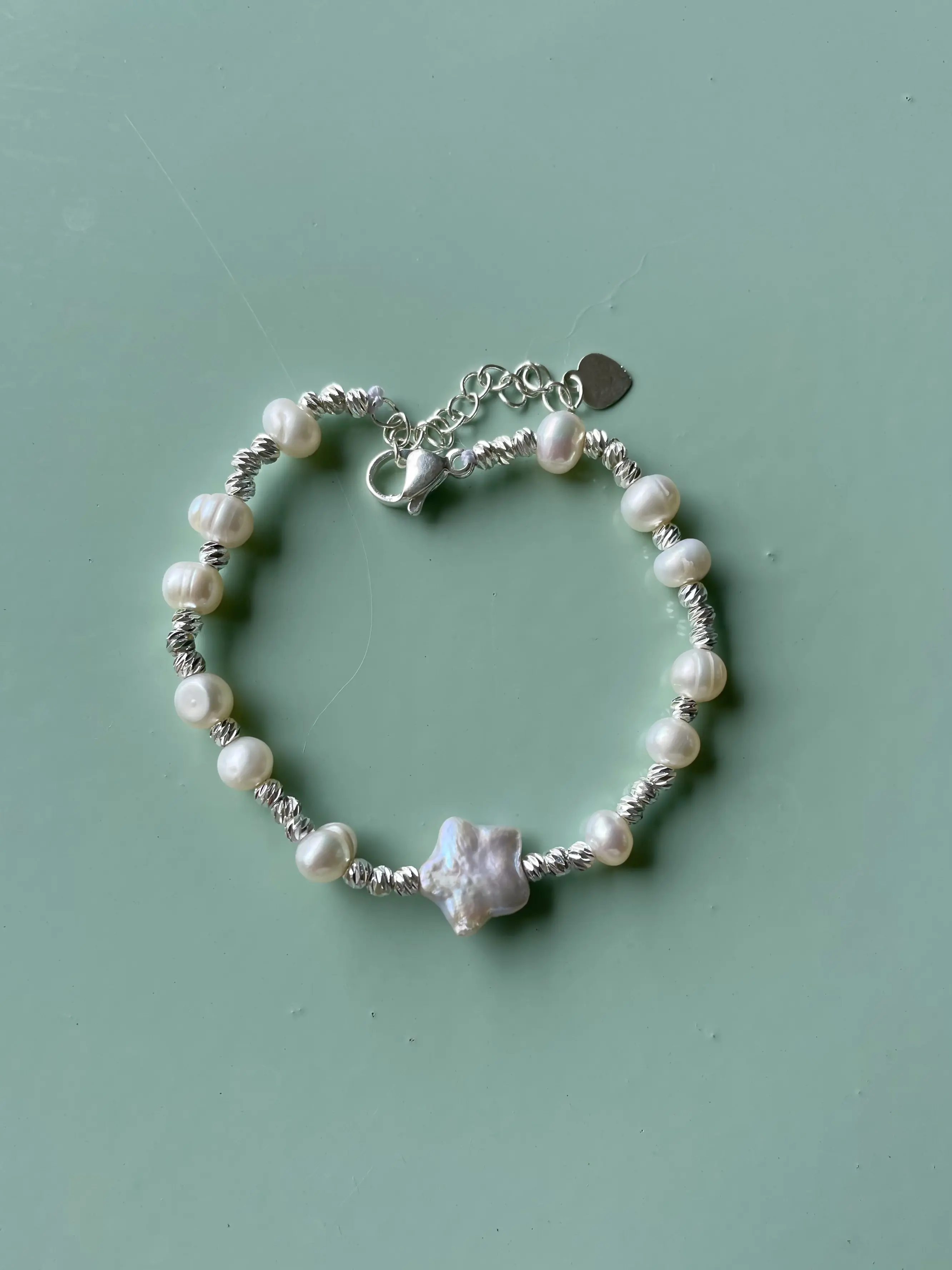 Charm Real Pearl Bracelet Multiple Pearl Beaded Bracelet Wedding Bracelet