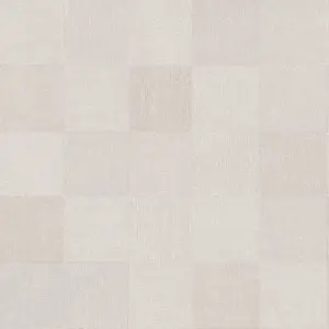 Tempaper & Co. 56 sq ft Textured Check Peel and Stick Wallpaper by Pure Salt Beige