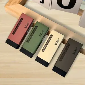 Morandi Retro Large Capacity Eraser Set, Traceless Erase, Smooth Texture, No Shavings, Student Exam Art Drawing Essential, Multiple Colors Available