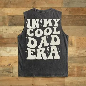 In My Cool Dad Era Wash Tank Top Heavyweight Workout Tank