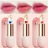 3 Pieces Transparent Petal Color Changing Lipstick Makeup Set Waterproof Long Lasting Moisturizing Lip Tint Temperature Changing Lip Glossy Cosmetic Summeressentials