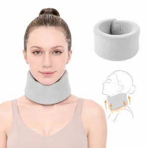 Soft Foam Neck Brace for Sleeping | Large Cervical Collar | Comfortable Neck Support | Adjustable Universal Wrap