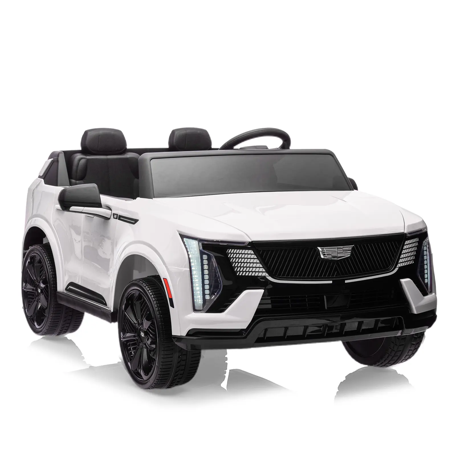 24V 2-Seater Kids Rechargeable Remote Control Car Ride-On Vehicle, Battery-Powered Toy Truck with Parental Remote, LED Lights, Built-In Music Player, Ideal Gift for Boys, Rechargeable Remote Control Cars, Ride-On Vehicle Cars