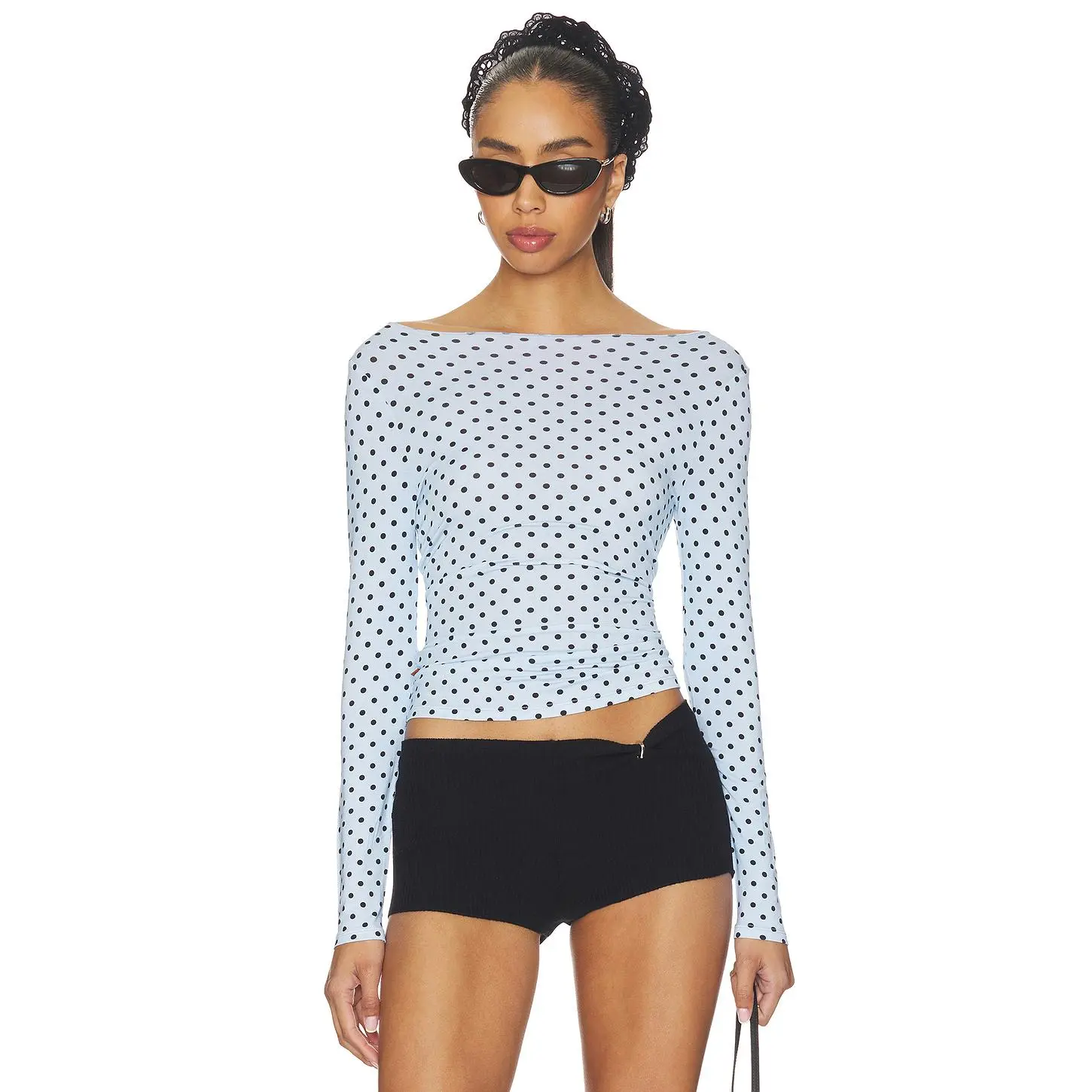 Miaou Amelia Top in Blue