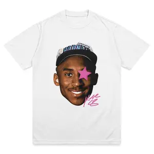 K0be B T-shirt Vintage Basketball Graphic Tee Shirt for Men Women Streetwear