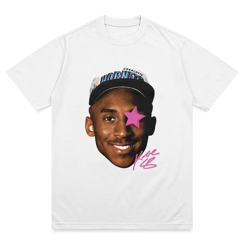 K0be B T-shirt Vintage Basketball Graphic Tee Shirt for Men Women Streetwear