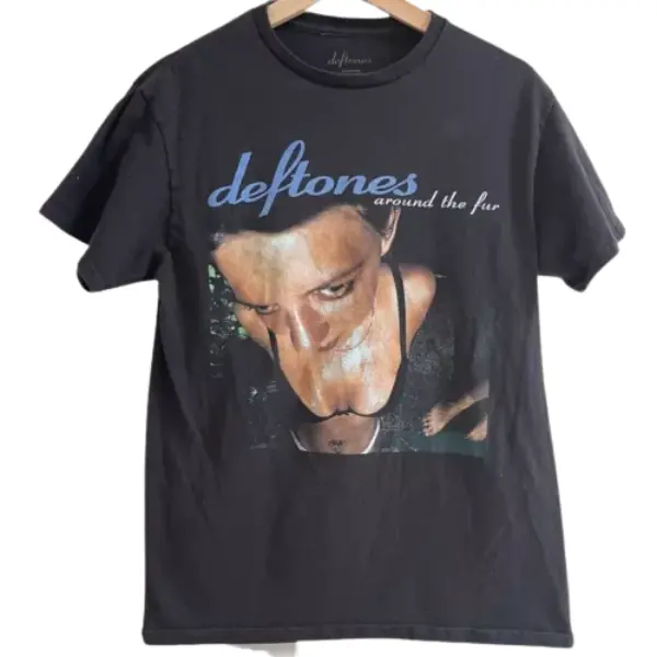 Deftones Around The Fur Shirt, Vintage Graphic Unisex Cotton Tshirt