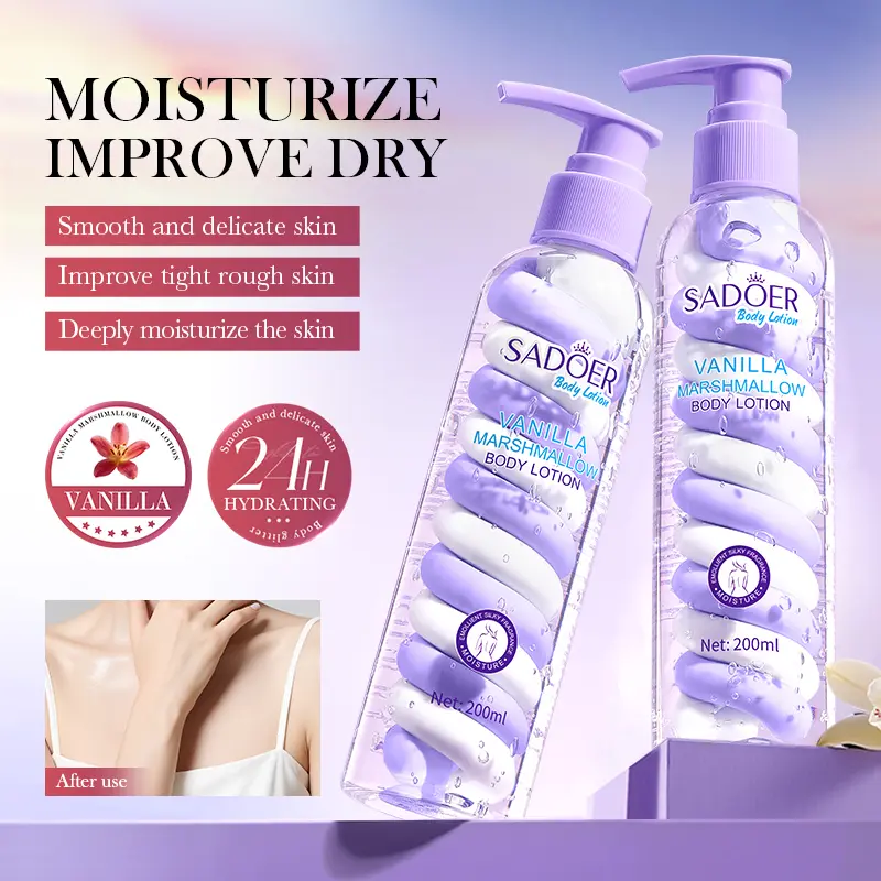 Valentine's Day Gift Unscented & Light Scented Marshmallow design Body Lotion （no marshmallow scent）tylish Design