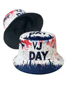 Reversible bucket hat for carnival days, foldable lightweight design fisherman hat for both sides, unisex casual sun protection hat, perfect for parties and festivals