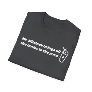 Funny Mr. Milchick Softstyle Unisex T-Shirt - Perfect for Casual Wear and Party Vibes
