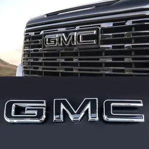 Front Grille GMC Emblem for 2021–2025 Yukon (XL) Badge Replacement (Chrome / Matte / Gloss Black) 1-pack Car Decals Car Accessories Truck Sticker