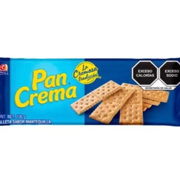 Gamesa Pan Crema Galleta sabor vanilla