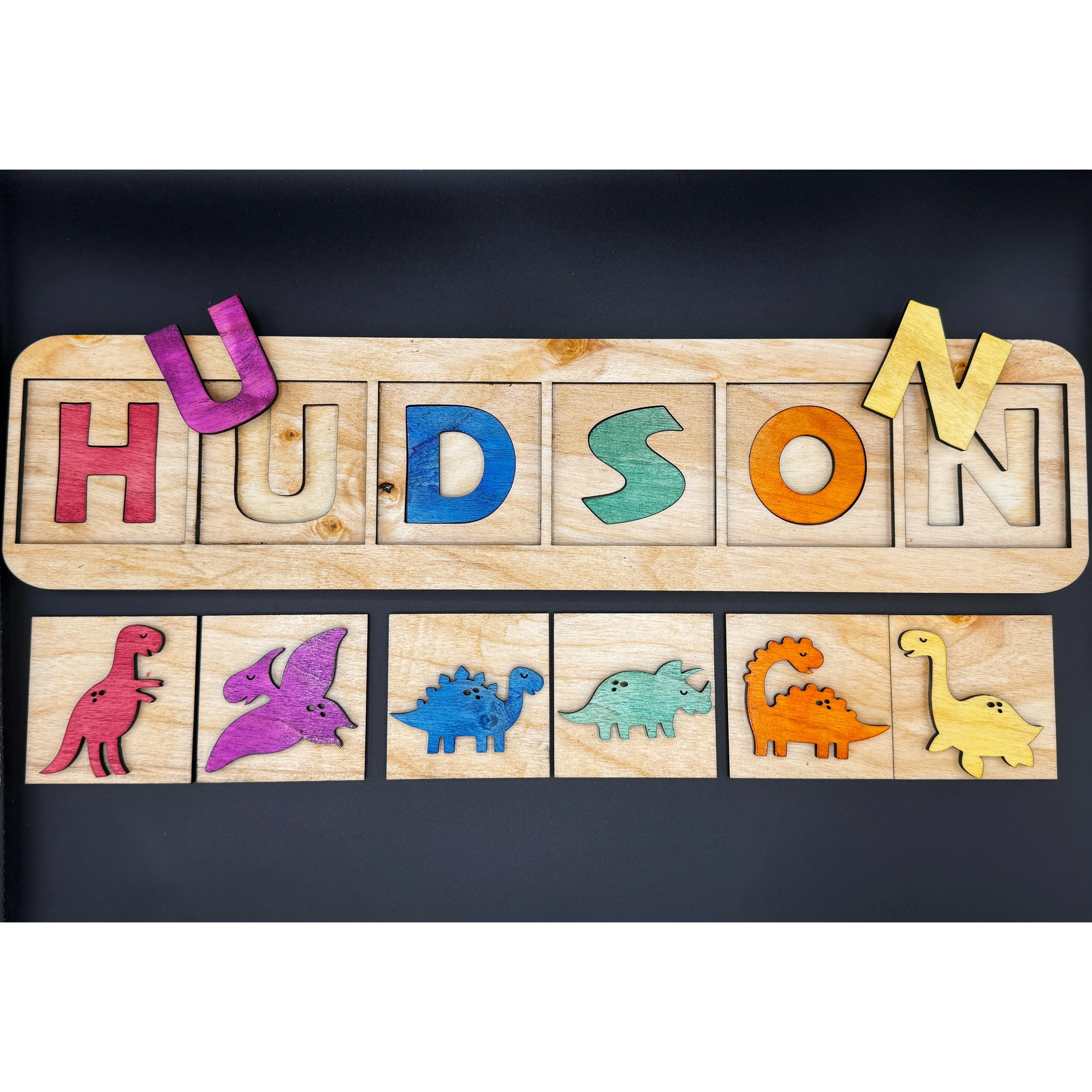 Peekaboo Montessori Name Puzzle