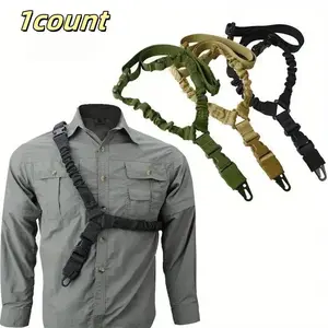Adjustable Tactical Sling for Shotguns, 1 Count Durable Nylon Sling with Metal Clips, Perfect for Hunting and Fishing Gear, Non-slip Design