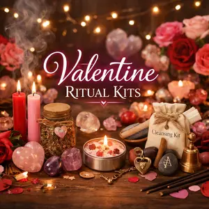 Valentine Dual Ritual Kit Love Self-Love Heart Healing Witchcraft Gift for Valentine's Day Emotional Care & Healing