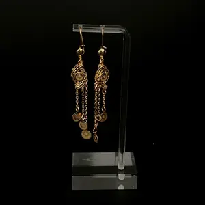 Elegant Gold Earrings - Arab, African, Asian & Indian Styles. Dahab Dupe girl jewelry