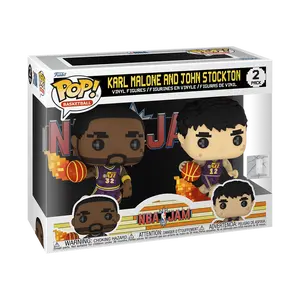 Funko Pop Vinyl Figure NBA Jam Karl Malone And John Stockton 2 Pack