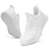Men’s Wide Fit Low Top Athletic Active Casual Trainers - Lightweight, Breathable, Effortless Wear Slip-On Shoes with Anti-Slip Shock Absorption Sole, Braid Accent for Walking, Training
