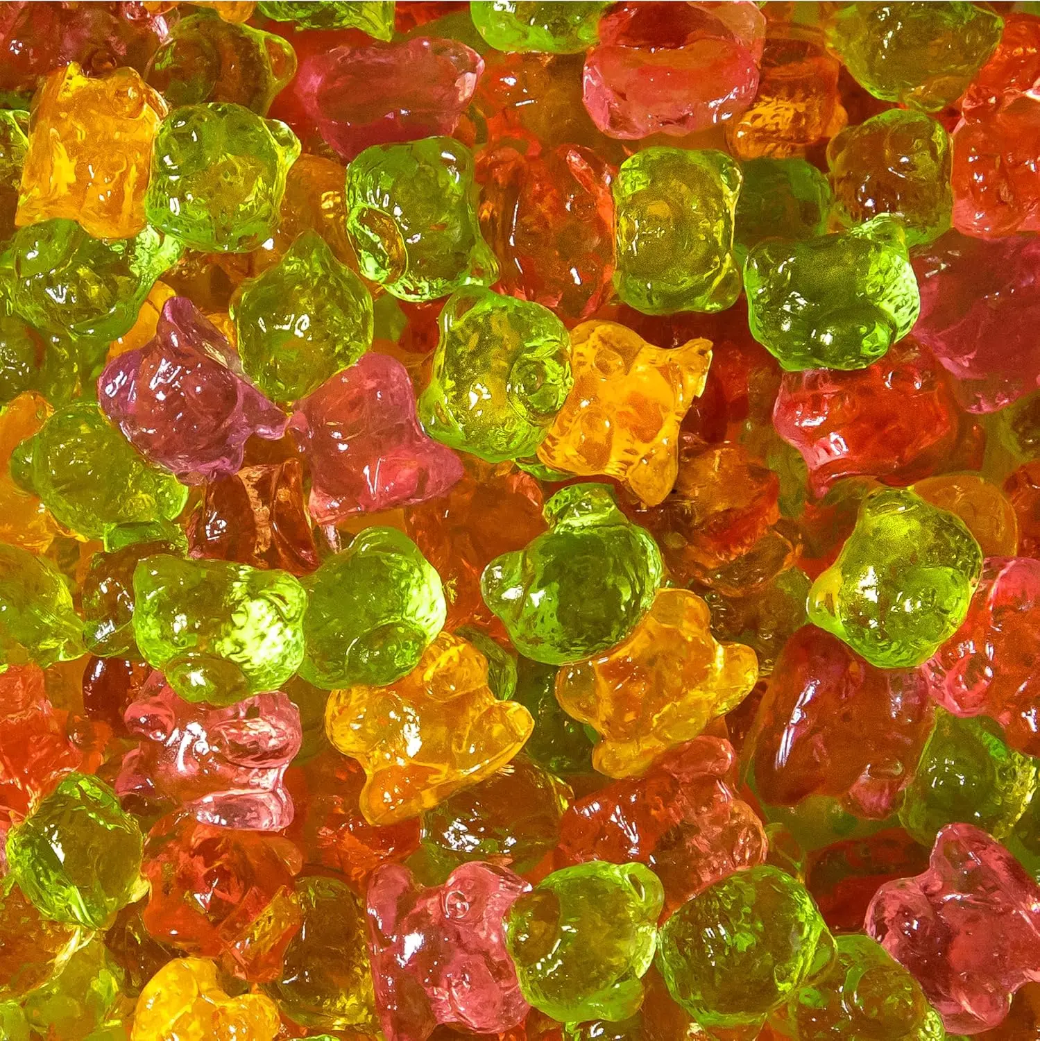 Sugar Free Gummi Bears, Sugar Free Candy, 1 Lb Bag | 3D Bears, Gummy Candy, Assorted Fruit Flavors