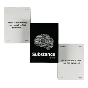 Substance-90 Conversation Cards - Fun Party Game for Game Nights & Date Nights