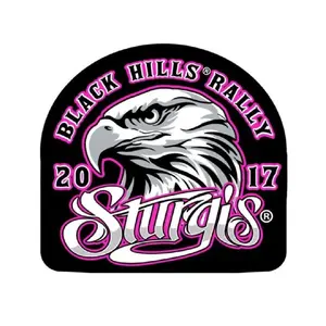 2017 Sturgis Rally 77th Anniversary Eagle Head Ladies Biker Rally Patch
