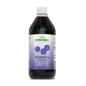 Dynamic Health Blueberry Concentrate Liquid Supplement 16 fl oz | Antioxidant Rich Blueberry Juice Concentrate | No Added Sugar | Daily Wellness Support