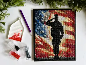 Veteran Diamond Painting Sign, Use Your Leftover Drills