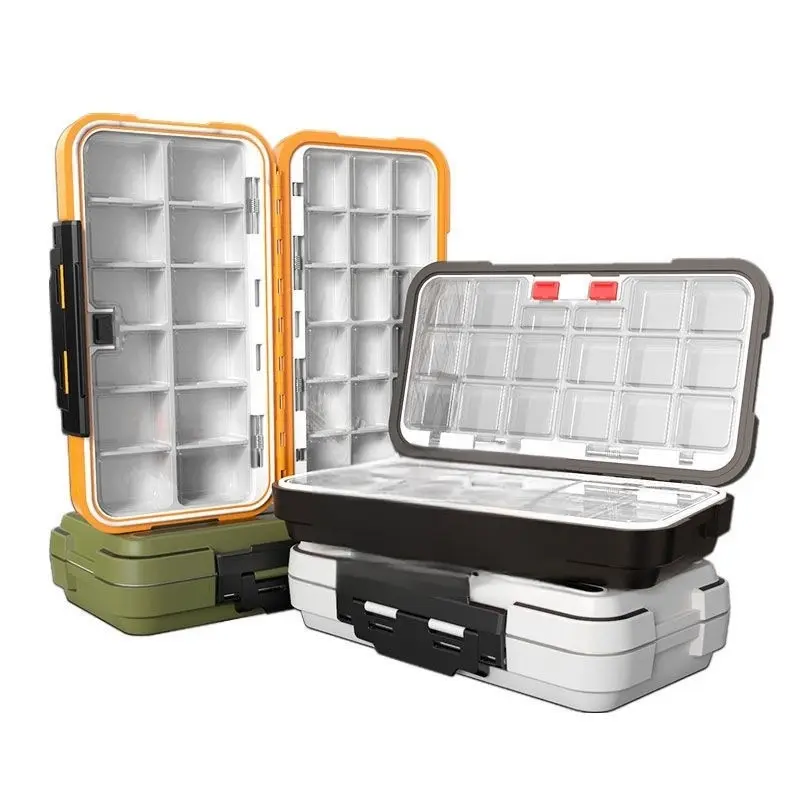 Tackle Box Fishing Lure Storage Organizer Waterproof Soft Lure Hook Container Fishing Gear Accessories Lead Case Fishing Supplies for Anglers Tackle Box Fishing Lure Storage Organizer Waterproof Soft Lure Hook Container Fishing Gear Accessories Lead Case Fishing Supplies for Anglers