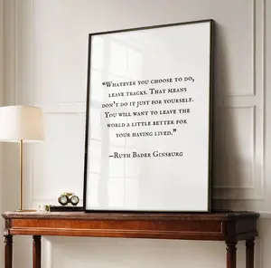 Ruth Bader Ginsburg Quote poster Printable, Feminist Print, Female Empowerment, Feminist Wall Art, Strong Women Quote