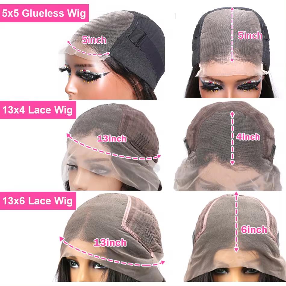 Bling Hair Body Wave Chocolate Brown 13x4 Lace Front WIgs 13x6 HD Transparent Lace Human Hair Wigs Preplucked Color #4 Frontal Wigs On Sale For Women TikTokShopBlackFriday