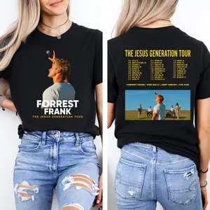 Forrest Frank Tour T-Shirt, Christian Faith Cotton Shirt, Jesus Makes Lemonade, Inspirational Clothing