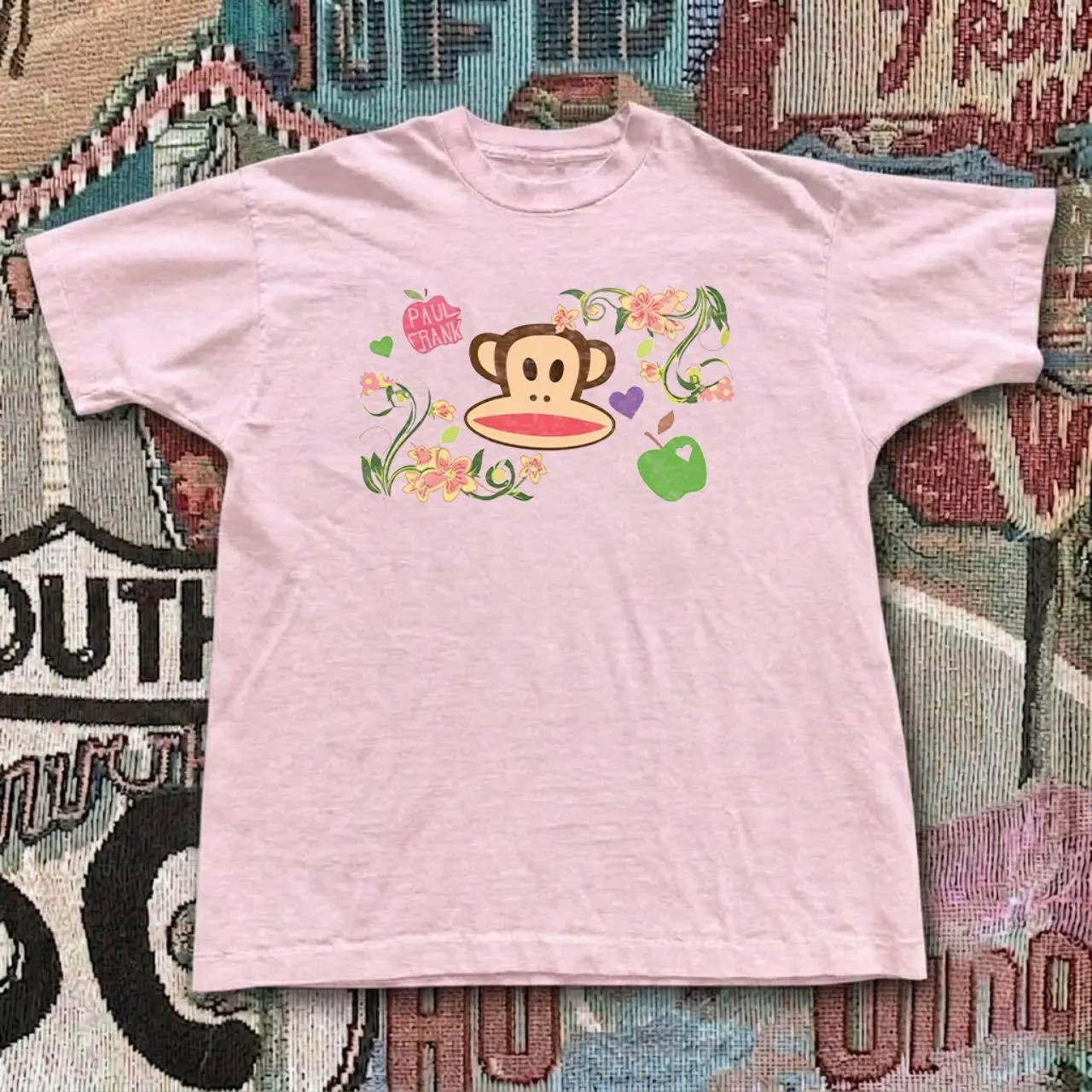 Y2K Style Pink Graphic Tee
